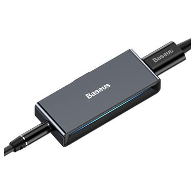 Адаптер переходник BASEUS Type-C to Type-C / 3.5 mm L57 |18W PD| черный фото №3