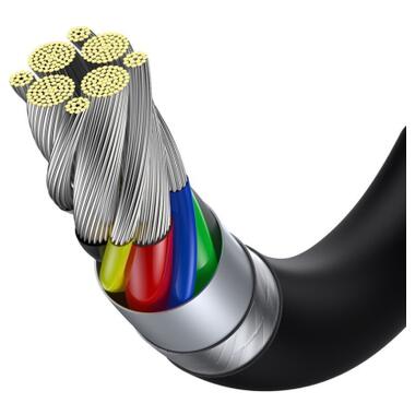 Дата кабель USB-C to USB-C 2.0m 100W black Baseus (CATYS-C01) фото №2