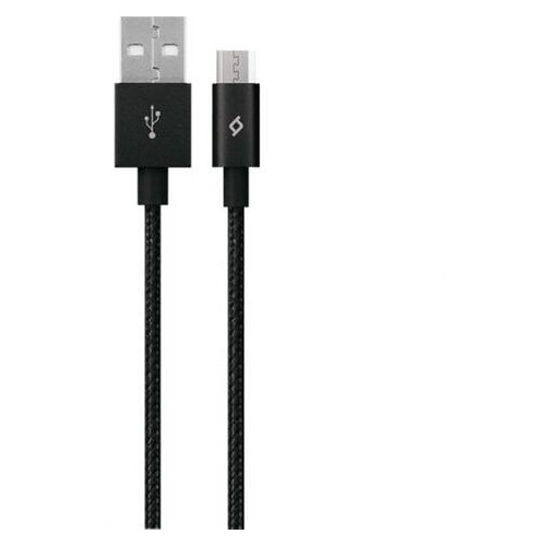 Кабель Ttec USB - microUSB AlumiCable 1.2 м Black (2DK11S) фото №1
