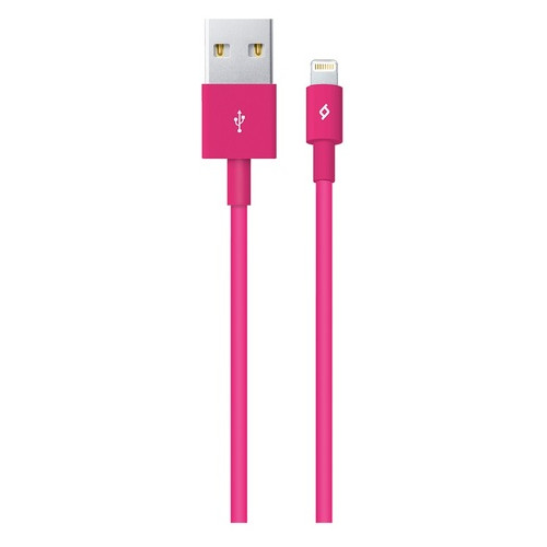 Кабель Ttec USB - Lightning 1 м Pink (2DK7508P) фото №1