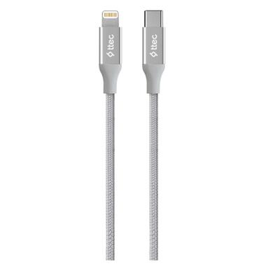 Кабель Ttec (2DK41G) AlumiCable USB-C - Lightning 1.5м, Silver фото №1