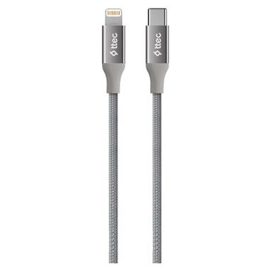 Кабель Ttec (2DK41UG) AlumiCable USB-C - Lightning 1.5м, Space Gray фото №1