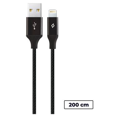 Кабель Ttec (2DK19S) USB - Lightning, AlumiCable, 2м, Black фото №1