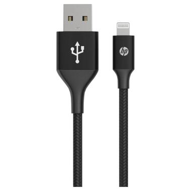 Дата кабель USB 2.0 AM to Lightning 1.0m 2.4A MFI HP (HP_DHC-MF100-1m) фото №1