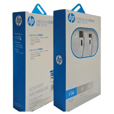 Дата кабель USB 2.0 AM to USB-C 2.0m 3A HP (HP_DHC-TC111-2M) фото №4