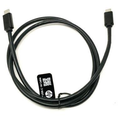 Дата кабель USB-C to USB-C 1.0m 3A 60W HP (HP_DHC-TC112G-1M) фото №1