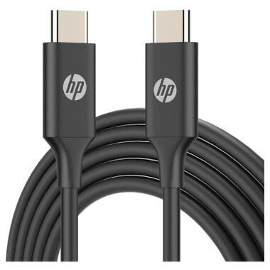 Дата кабель USB-C to USB-C 2.0m USB 3.1 PD 3A 60W HP (HP_DHC-TC107-2M) фото №1