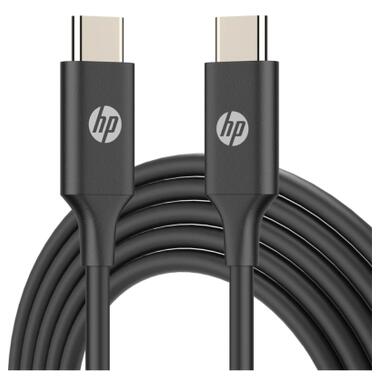 Дата кабель USB-C to USB-C 3.0m USB 3.1 PD 3A 60W HP (HP_DHC-TC107-3M) фото №1