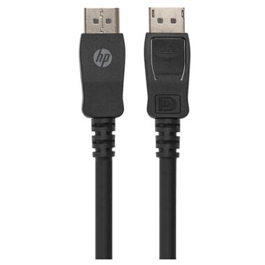 Кабель мультимедийный DisplayPort M to DisplayPort M 1.0m V1.2 4K60Hz black HP (HP_DHC-DP01-1M) фото №1