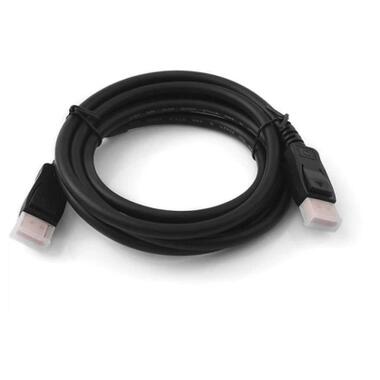 Кабель мультимедийный DisplayPort M to DisplayPort M 1.0m V1.2 4K60Hz black HP (HP_DHC-DP01-1M) фото №4
