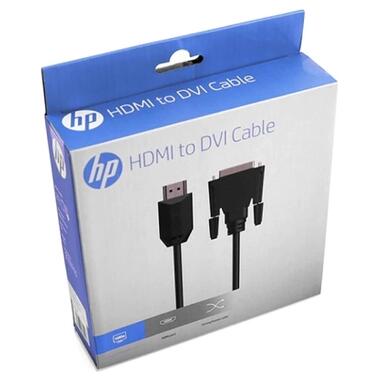 Кабель мультимедийный HDMI M to DVI M 2.0m 4K60Hz HP (HP_DHC-HD05-02M) фото №3