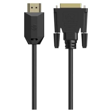 Кабель мультимедийный HDMI M to DVI M 2.0m 4K60Hz HP (HP_DHC-HD05-02M) фото №1