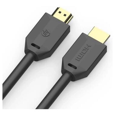 Кабель мультимедийный HDMI M to HDMI M 2.0m V2.0 4K 60Hz HP (HP_DHC-HD01-02M) фото №2