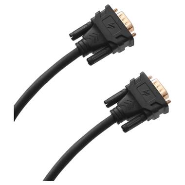 Кабель мультимедийный VGA M to VGA M 1.0m 1080p60Hz black HP (HP_DHC-VG100-1M) фото №2