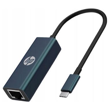 Переходник USB-C to RJ45 Ethernet 1000Mbps HP (HP_DHC-CT208) фото №1