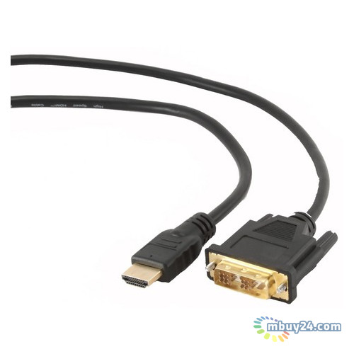 Кабель Gembird HDMI to DVI CC-HDMI-DVI-6 1.8 м фото №1