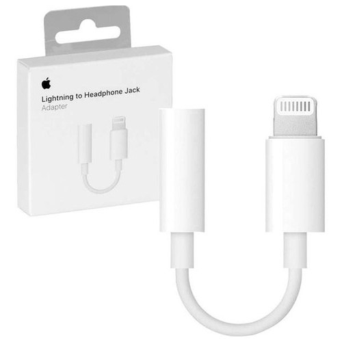 Адаптер Brand_A_Class для Apple Lightning для 3.5mm Headphone Jack (ААА) (box, no logo) Білий фото №1