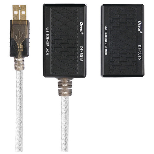 Кабель USB AM-AF (подовжувач), 60.0м (USB 2.0 по кручений парою RJ 45) DT-5015 Dtech (DT-5015) фото №4