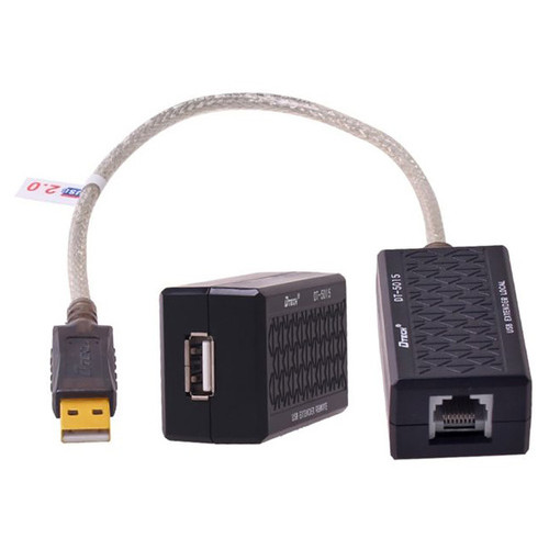 Кабель USB AM-AF (подовжувач), 60.0м (USB 2.0 по кручений парою RJ 45) DT-5015 Dtech (DT-5015) фото №3