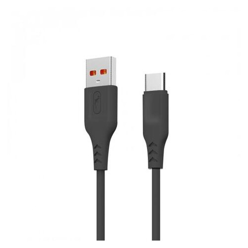 Кабель SkyDolphin S61T USB - Type-C 1м Black (USB-000444) фото №1