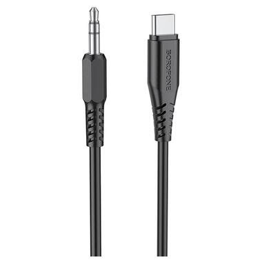 Кабель Borofone BL8 Type-C to AUX digital audio conversion cable Black (16803) фото №1