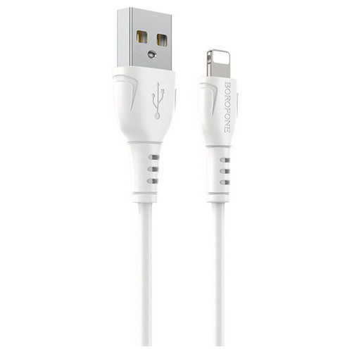 Дата кабель Borofone BX51 Triumph USB to Lightning 1 м білий фото №1