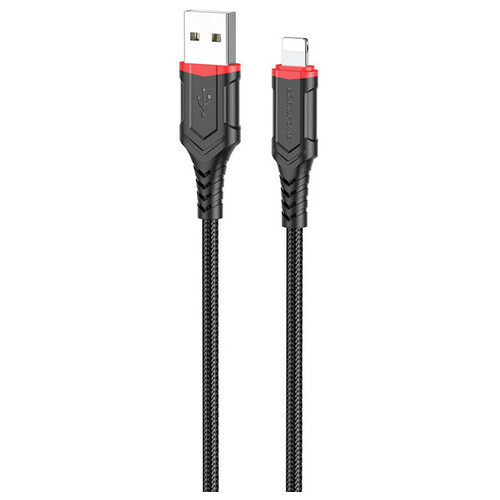 Дата кабель Borofone BX67 USB to Lightning 1 м чорний фото №1