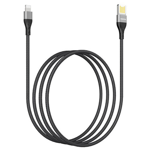 Дата кабель Borofone BU11 Tasteful USB to Lightning 1.2 м чорний фото №2