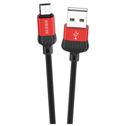 Дата кабель Borofone BX28 Dignity USB to Micro USB 1 м червоний фото №2