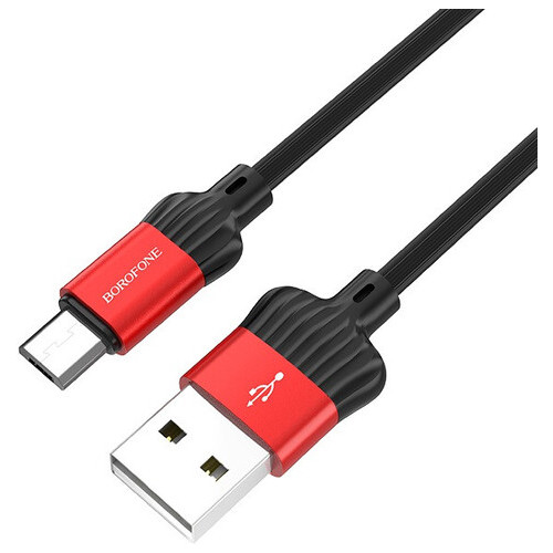 Дата кабель Borofone BX28 Dignity USB to Micro USB 1 м червоний фото №3