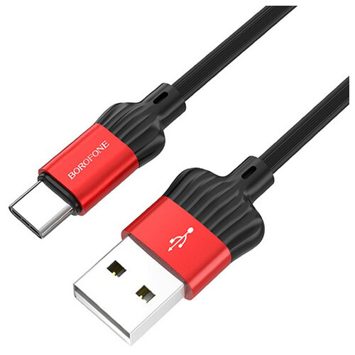 Дата кабель Borofone BX28 Dignity USB - Type-C 1 м червоний фото №3