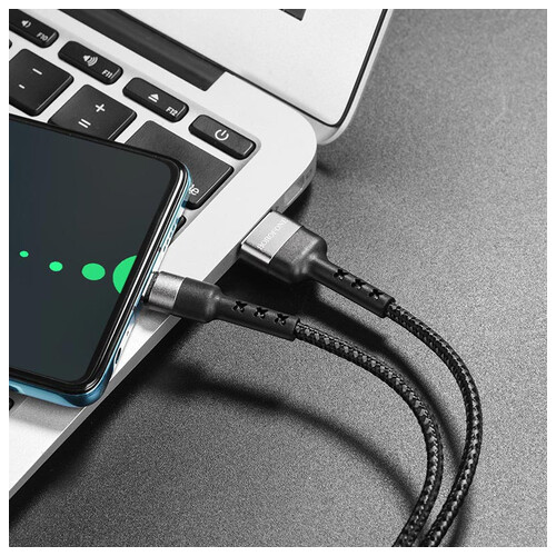 Дата кабель Borofone BX34 Advantage USB to Type-C 1 м чорний фото №4