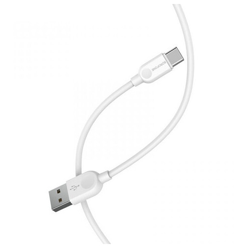 Дата кабель Borofone BX14 USB to Type-C 1 м білий фото №3