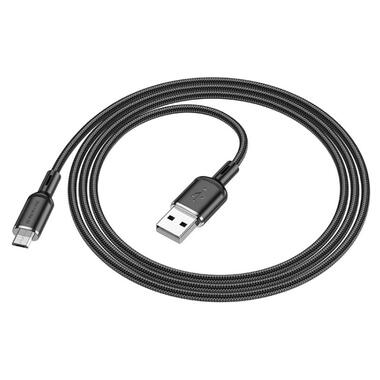 Дата кабель Borofone BX90 Cyber USB to Micro USB 1 м Black фото №2