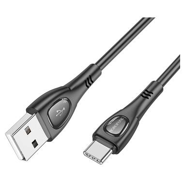 Кабель Borofone BX98 USB Type A Type-C 3 A 1 м Black (BX98CB) фото №3