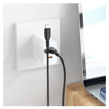 Кабель Borofone BX91 USB Lightning 1m Black (6974443389883) фото №3
