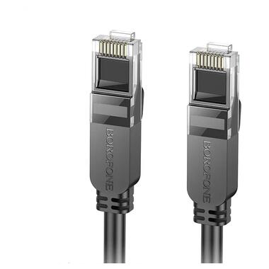 Кабель BOROFONE BUS01 Category 6 Gigabit Черный (6941991103971) фото №1