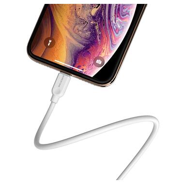 Кабель BOROFONE BX14 USB to iP Белый (6957531090007) фото №4