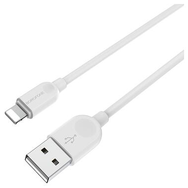 Кабель BOROFONE BX14 USB to iP Белый (6957531090007) фото №1