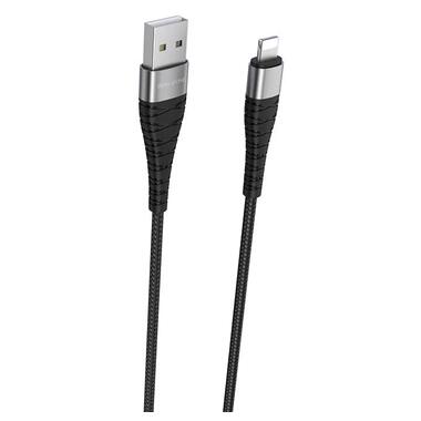 Кабель BOROFONE BX32 USB to iP Black (6931474710413) фото №1