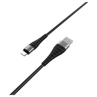 Кабель BOROFONE BX32 USB to iP Black (6931474710413) фото №3