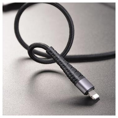 Кабель BOROFONE BX32 USB to iP Black (6931474710413) фото №4