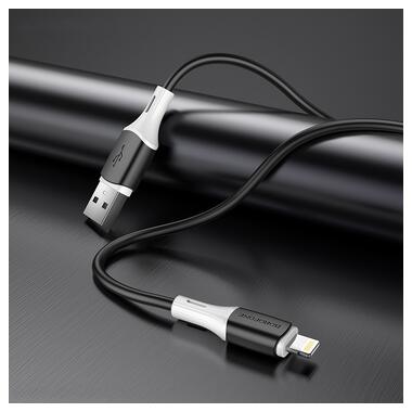 Кабель BOROFONE BX79 USB to iP Черный (6974443384741) фото №2
