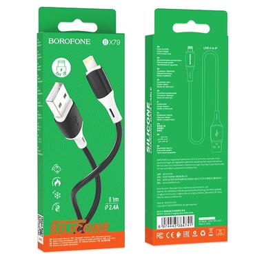 Кабель BOROFONE BX79 USB to iP Черный (6974443384741) фото №3