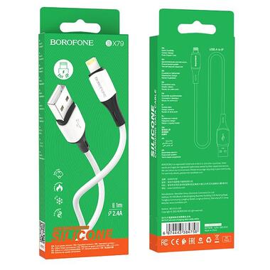 Кабель BOROFONE BX79 USB to iP Белый (6974443384758) фото №3