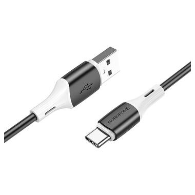 Кабель BOROFONE BX79 USB to Type-C Черный (6974443384789) фото №1