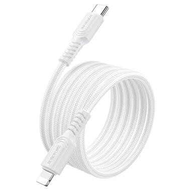 Кабель BOROFONE BX116 Certain PD charging data cable iP White (6941991119729) фото №3