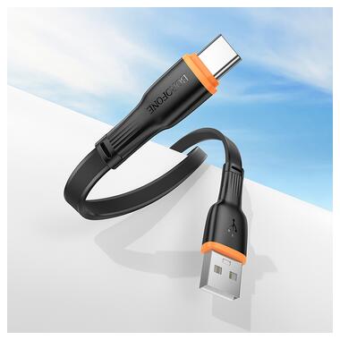 Кабель BOROFONE BX118 Esplendido charging data cable Type-C Black (6941991120947) фото №6