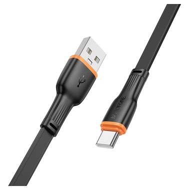 Кабель BOROFONE BX118 Esplendido charging data cable Type-C Black (6941991120947) фото №4