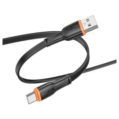 Кабель BOROFONE BX118 Esplendido charging data cable Type-C Black (6941991120947) фото №3